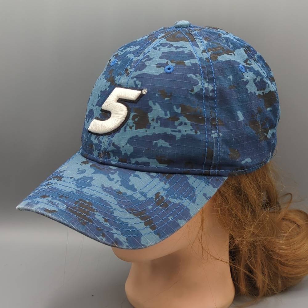 Nascar Kasey Kahne #5 Hendrick Motorsports Racing Hat Cap Strapback Blue Camo